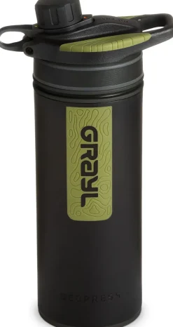 Grayl Water Purification-GeoPress Purifier Bottle - Black Camo