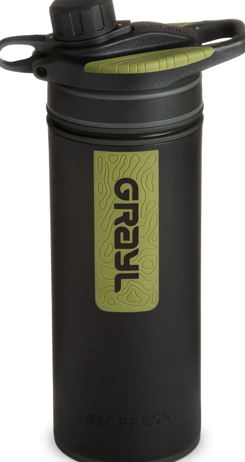 Grayl Water Purification-GeoPress Purifier Bottle - Black Camo