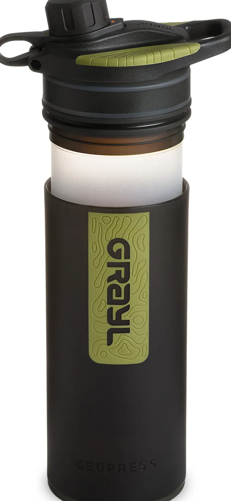 Grayl Water Purification-GeoPress Purifier Bottle - Black Camo