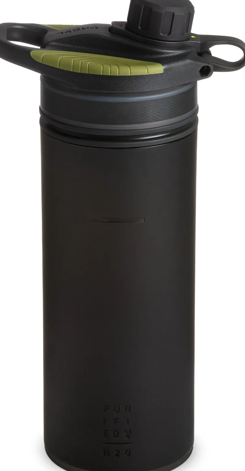 Grayl Water Purification-GeoPress Purifier Bottle - Black Camo