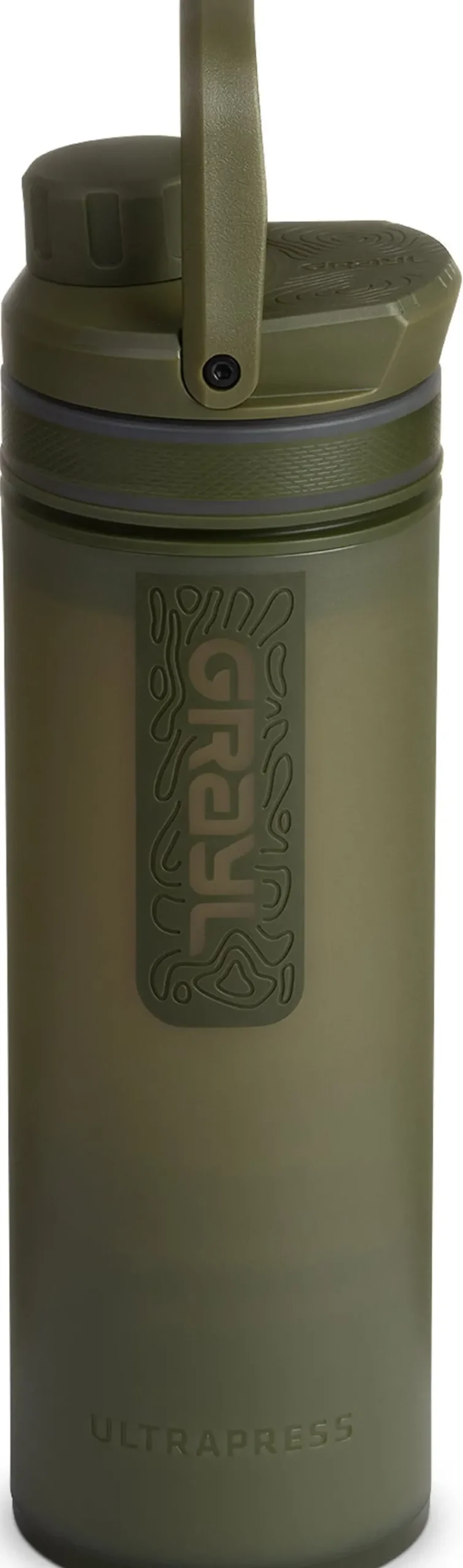 Grayl Water Purification-UltraPress Purifier Bottle - Olive Drab