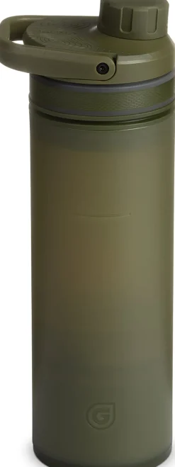 Grayl Water Purification-UltraPress Purifier Bottle - Olive Drab