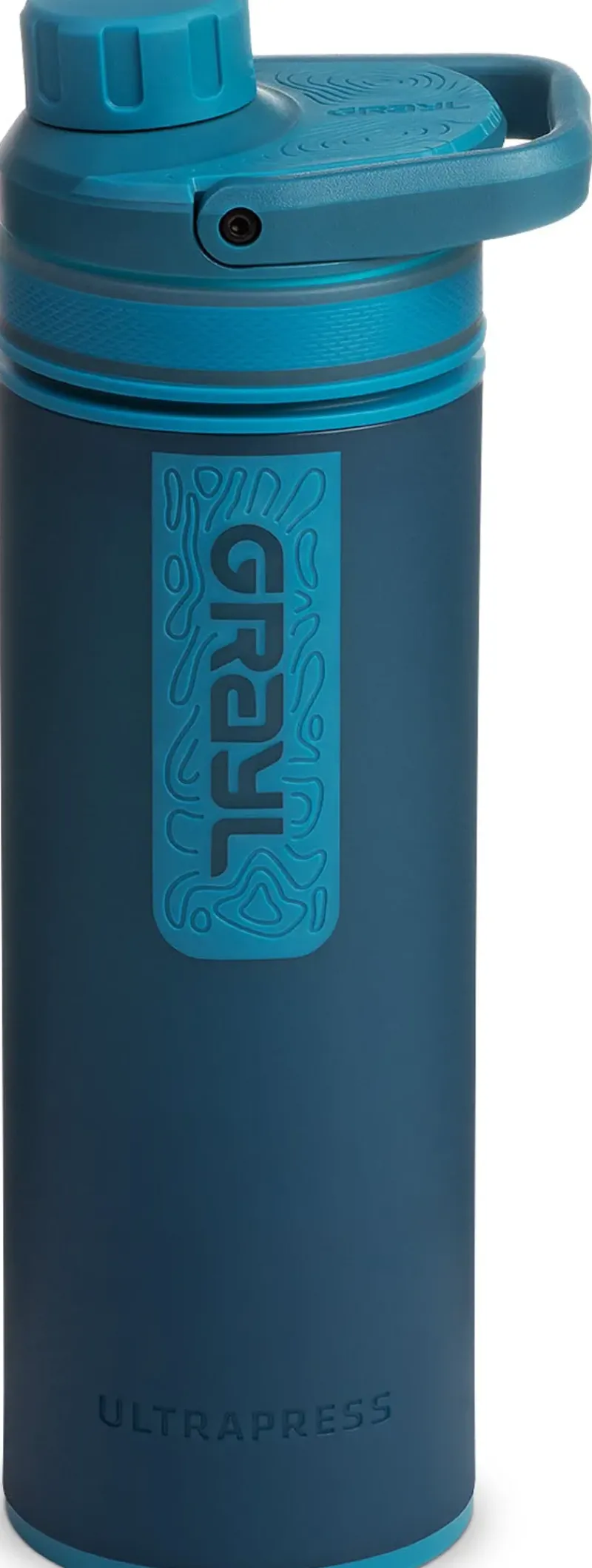 Grayl Water Purification-UltraPress Purifier Bottle - Forest Blue