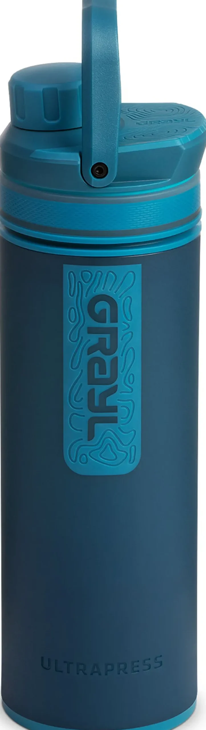Grayl Water Purification-UltraPress Purifier Bottle - Forest Blue