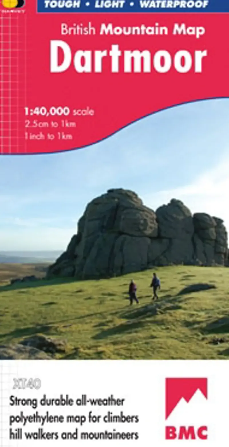 Harvey's Maps And Books-Harvey Dartmoor National Park BMC Mountain Map