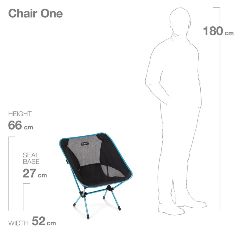 Helinox Camping Furniture-Chair One - Black