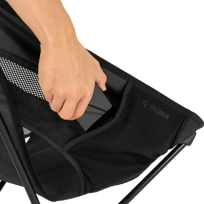 Helinox Camping Furniture-Chair One Highback - RE - Blackout Edition