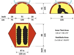 Hilleberg Backpacking & Lightweight Tents-Allak 2 Tent - Red
