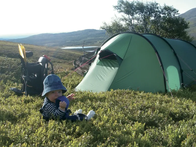 Hilleberg Backpacking & Lightweight Tents-Nammatj 3 GT Tent - Green