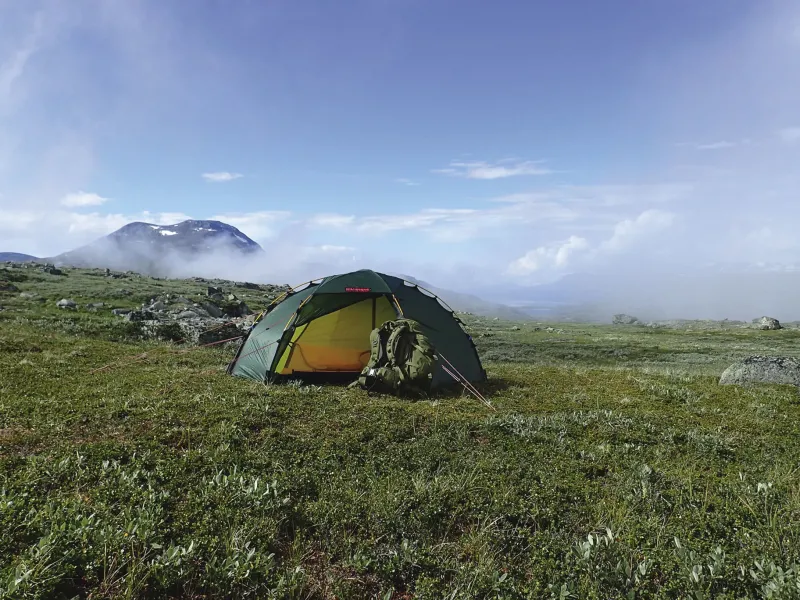 Hilleberg Backpacking & Lightweight Tents-Soulo BL Tent - Red