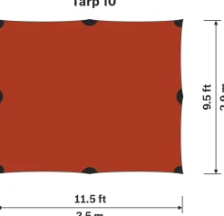 Hilleberg Tarps & Shelters-Tarp 10 UL - Green