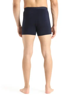 Icebreaker Underwear-Mens Anatomica Boxers - Midnight Navy