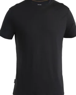 Icebreaker T-Shirts & Baselayers-Mens Merino 125 Cool-Lite Sphere III SS Tee - Black