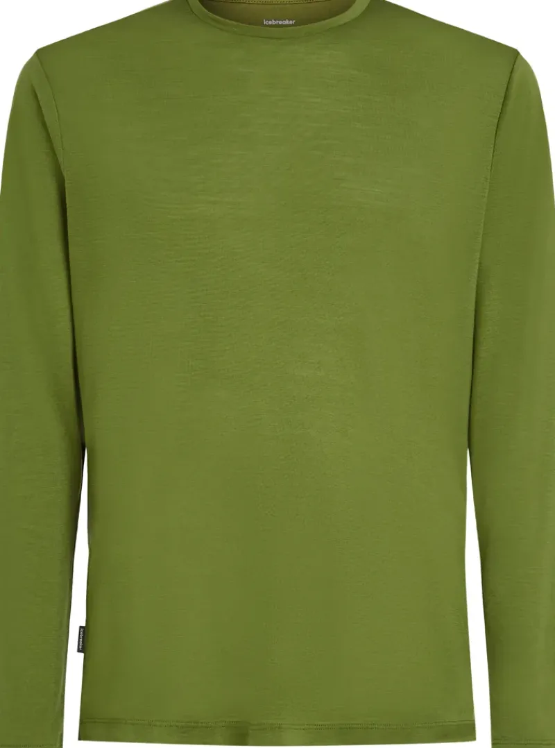 Icebreaker T-Shirts & Baselayers-Mens Merino 125 Cool-Lite Sphere III LS Tee - Spagnum