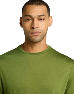Icebreaker T-Shirts & Baselayers-Mens Merino 125 Cool-Lite Sphere III LS Tee - Spagnum