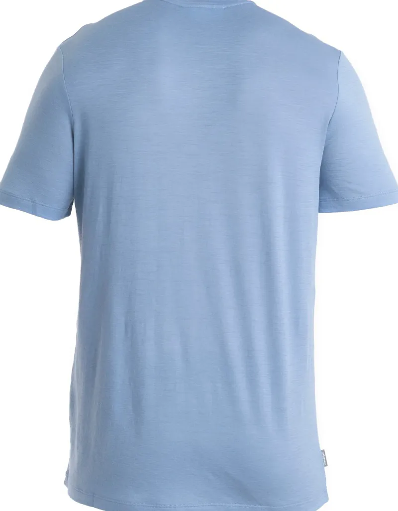 Icebreaker T-Shirts & Baselayers-Mens Merino 150 Tech Lite III SS Tee - Van Camp - Kyanite
