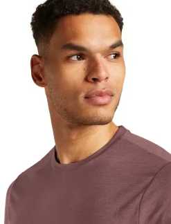 Icebreaker T-Shirts & Baselayers-Mens Merino 150 Tech Lite III SS Tee - Carob