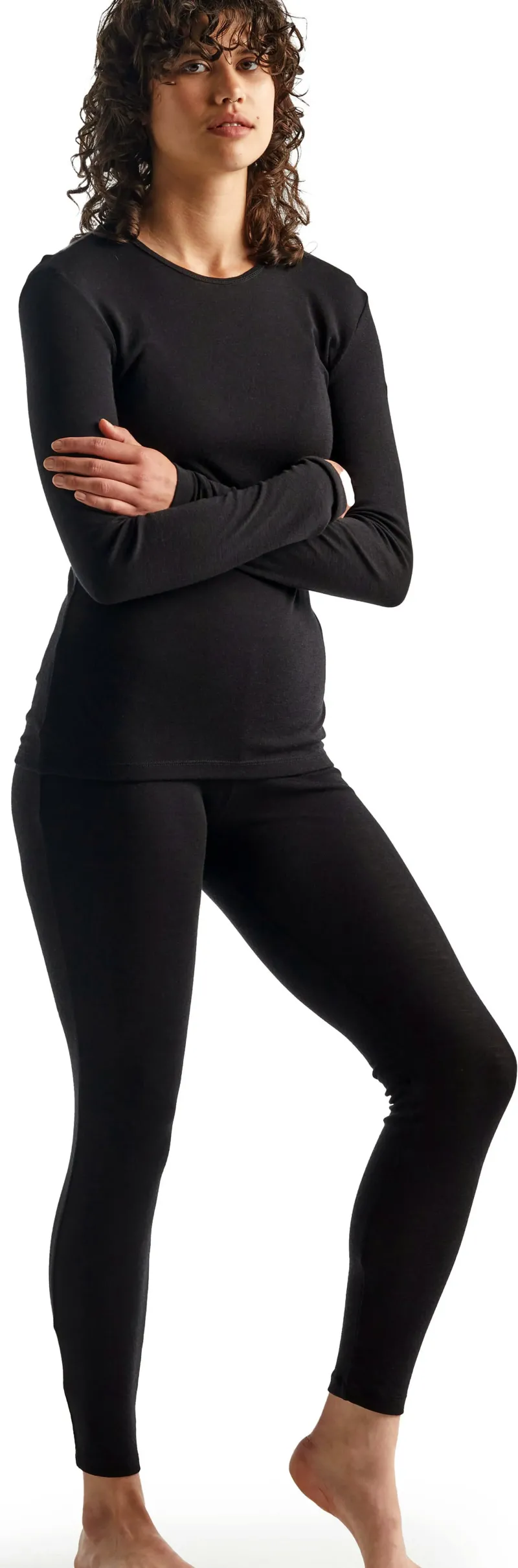 Icebreaker Trousers & Leggings-Womens 175 Everyday Leggings - Black
