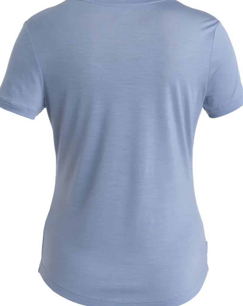 Icebreaker T-Shirts & Baselayers-Womens Merino 125 Cool-Lite Sphere III SS Scoop Tee - Kyanite