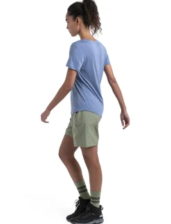 Icebreaker T-Shirts & Baselayers-Womens Merino 125 Cool-Lite Sphere III SS Scoop Tee - Kyanite