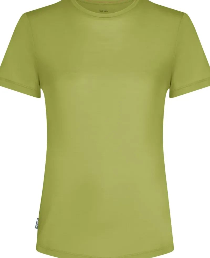 Icebreaker T-Shirts & Baselayers-Womens Merino 125 Cool-Lite Sphere III SS Tee - Olive