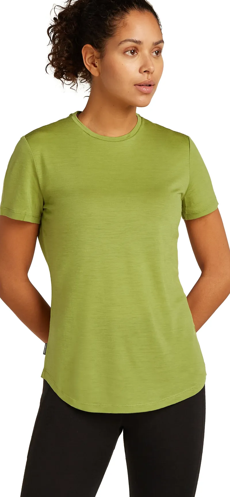 Icebreaker T-Shirts & Baselayers-Womens Merino 125 Cool-Lite Sphere III SS Tee - Olive