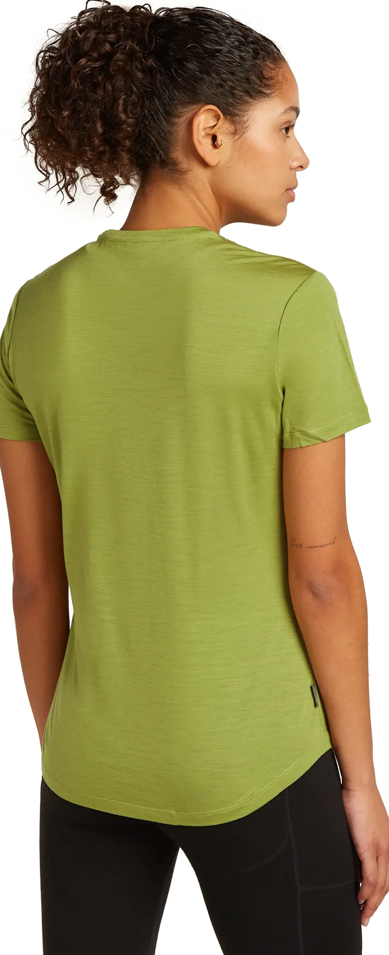Icebreaker T-Shirts & Baselayers-Womens Merino 125 Cool-Lite Sphere III SS Tee - Olive