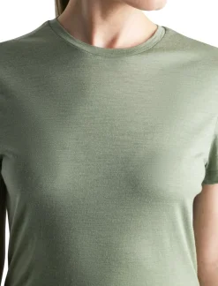 Icebreaker T-Shirts & Baselayers-Womens Merino 150 Tech Lite III SS Tee - Lichen