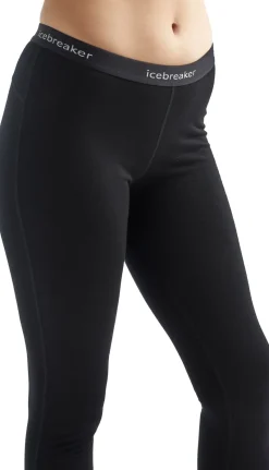 Icebreaker Trousers & Leggings-Womens 200 Oasis Leggings - Black