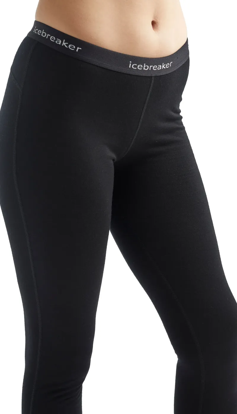 Icebreaker Trousers & Leggings-Womens 200 Oasis Leggings - Black