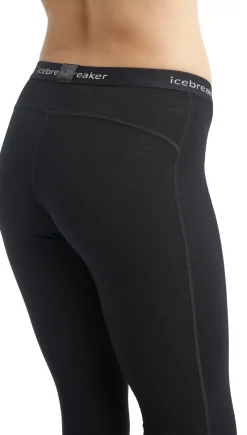Icebreaker Trousers & Leggings-Womens 200 Oasis Leggings - Black
