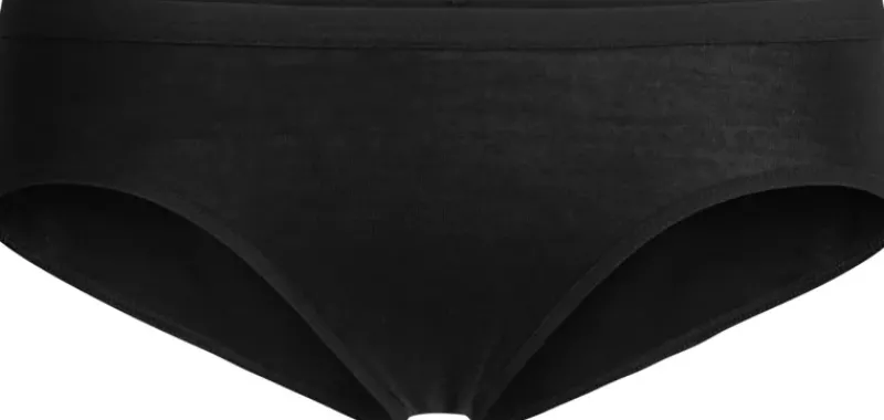 Icebreaker Underwear-Womens Siren Hipkini Briefs - Black