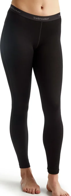 Icebreaker Trousers & Leggings-Womens 260 Tech Leggings - Black