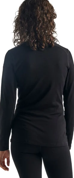 Icebreaker T-Shirts & Baselayers-Womens 260 Tech Long Sleeved Crewe Top - Black