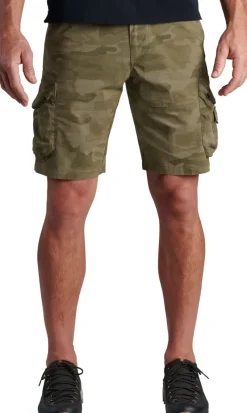 Kuhl Shorts-Mens Ambush Cargo Shorts - Green Camo