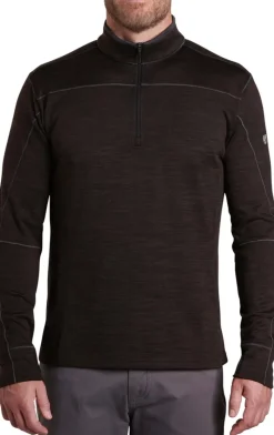 Kuhl Fleece & Mid Layer-Mens Ryzer Sweater - Black Coffee