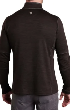 Kuhl Fleece & Mid Layer-Mens Ryzer Sweater - Black Coffee