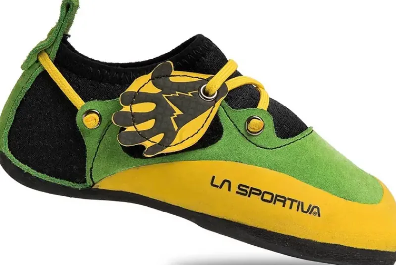La Sportiva Climbing Shoes|Junior Shoes-Kids Stickit Climbing Shoes - Lime-Yellow