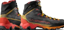 La Sportiva Hiking Shoes & Boots|Hiking Boots-Mens Aequilibrium Hike GTX Boots - Carbon-Yellow