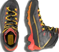La Sportiva Hiking Shoes & Boots|Hiking Boots-Mens Aequilibrium Hike GTX Boots - Carbon-Yellow
