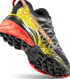 La Sportiva Hiking Shoes & Boots|Running Shoes-Mens Akasha II Running Shoe - Black-Yellow