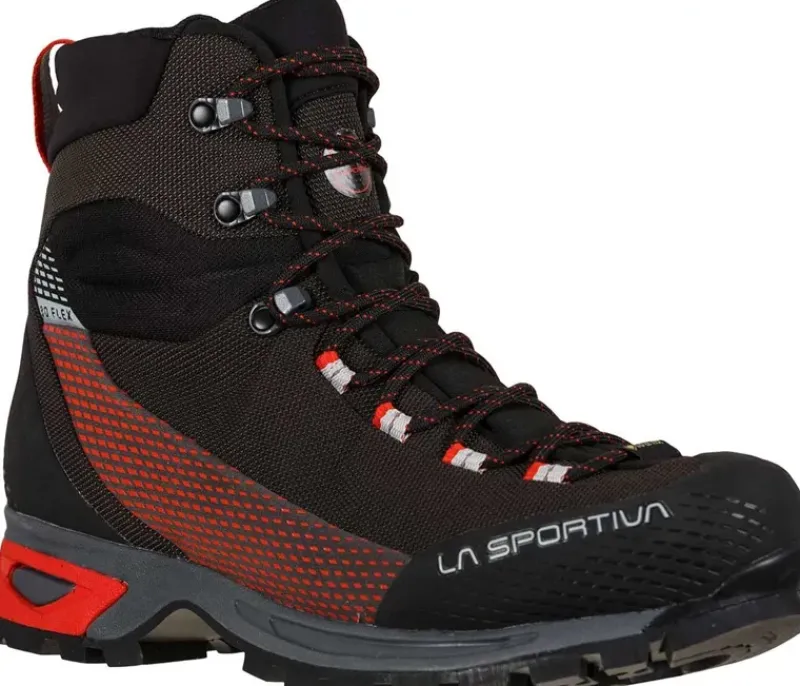 La Sportiva Hiking Shoes & Boots|Hiking Boots-Mens Trango TRK GTX Boots - Carbon-Goji