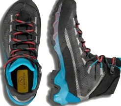 La Sportiva Hiking Shoes & Boots|Hiking Boots-Womens Aequilibrium Hike GTX Boots - Carbon-Malibu Blue