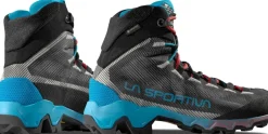 La Sportiva Hiking Shoes & Boots|Hiking Boots-Womens Aequilibrium Hike GTX Boots - Carbon-Malibu Blue