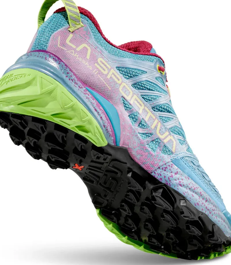 La Sportiva Hiking Shoes & Boots|Running Shoes-Womens Akasha II Running Shoe - Topaz-Red Plum
