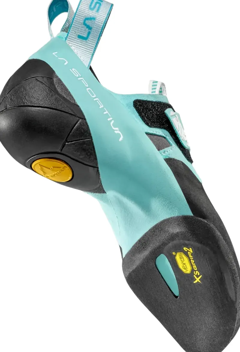 La Sportiva Climbing Shoes|All Round Shoes-Womens Skwama Vegan Climbing Shoe - Carbon-Turquoise