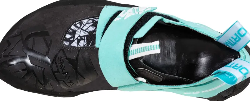 La Sportiva Climbing Shoes|All Round Shoes-Womens Skwama Vegan Climbing Shoe - Carbon-Turquoise