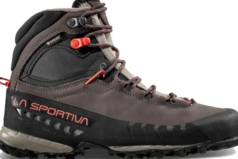 La Sportiva Hiking Shoes & Boots|Mid Height Boots-Womens TX5 GTX Boots - Carbon-Paprika
