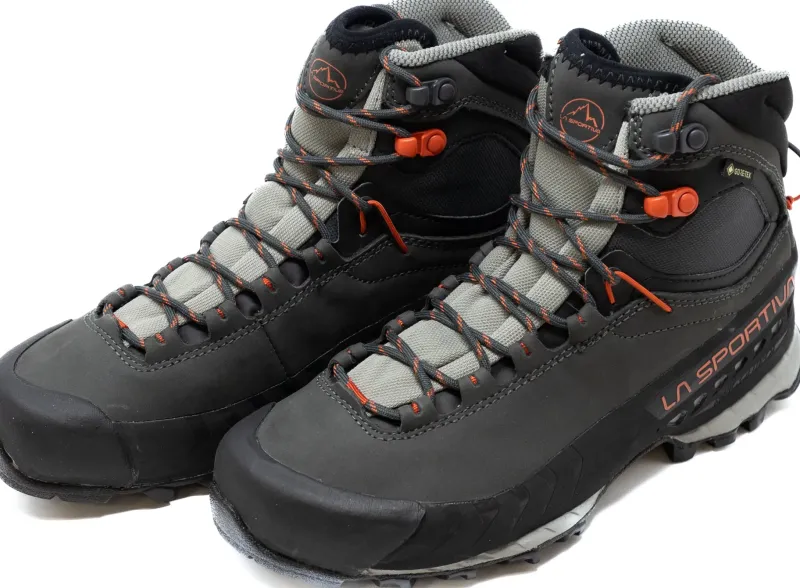 La Sportiva Hiking Shoes & Boots|Mid Height Boots-Womens TX5 GTX Boots - Carbon-Paprika