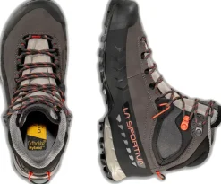 La Sportiva Hiking Shoes & Boots|Mid Height Boots-Womens TX5 GTX Boots - Carbon-Paprika